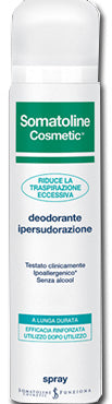 Somatoline cosmetic deodorante ipersudorazione duetto spray 125 ml + 125 ml