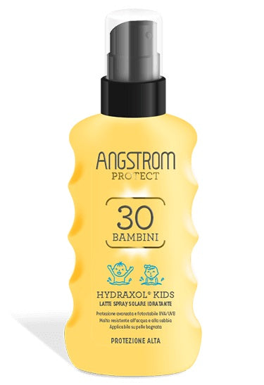 Angstrom protect hydraxol kids latte spray solare protezione 30 175 ml