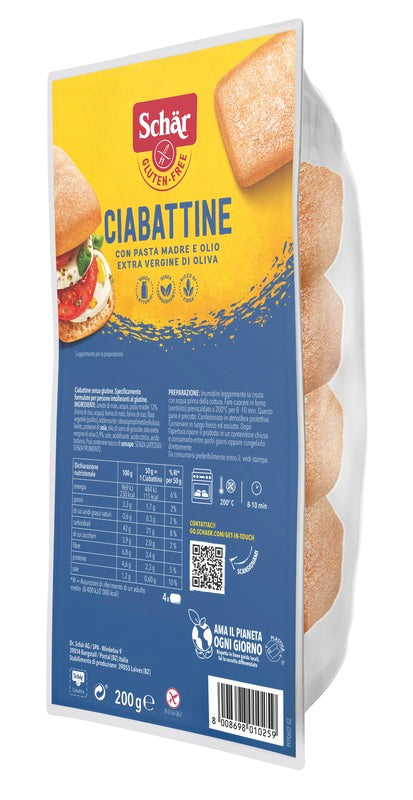 Schar ciabattina pane promo 200 g