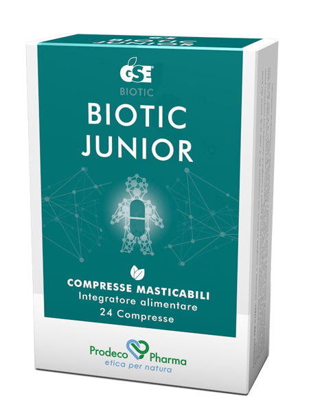 Gse biotic junior 24 compresse masticabili