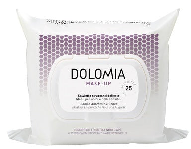 Dolomia salviette struccanti 25 pezzi