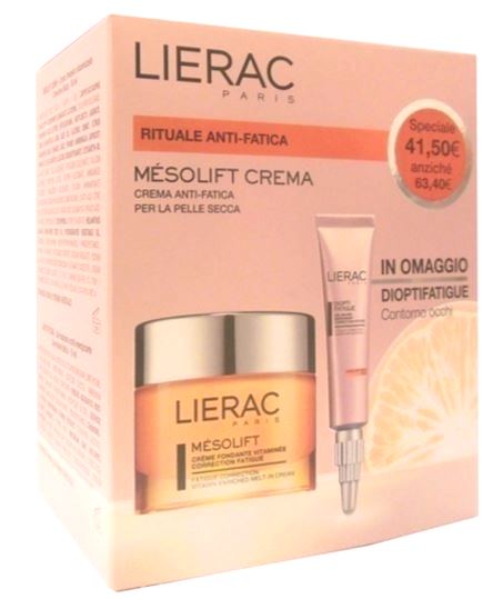 Lierac mesolift crema 50 ml + dioptifatigue 10 ml