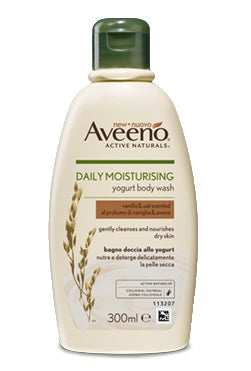 Aveeno bagno doccia yogurt vaniglia & avena 300 ml
