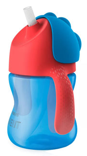 Philips tazza colorata con cannuccia maschio 200 ml