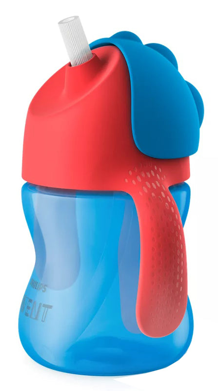Philips tazza colorata con cannuccia maschio 200 ml