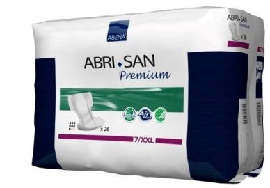 Pannolone per incontinenza sagomato abri san 7 xxl bariatrico 26 pezzi