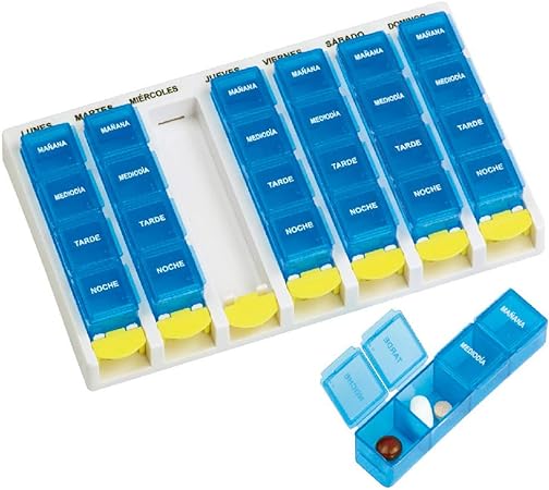 Portapillore set medstimanale 4 dosi meds