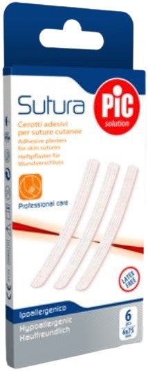 Cerotto per sutura pic solution 3 x 75 mm 10 pezzi