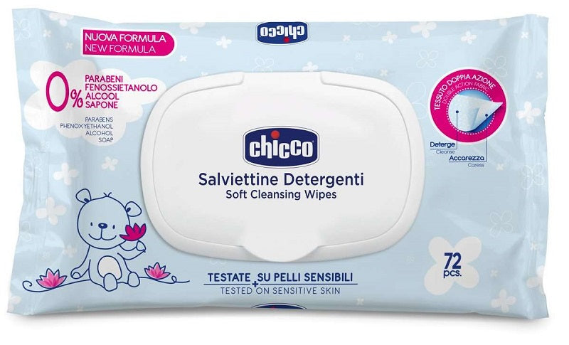 Chicco cosmesi salviette 72 pezzi plaq
