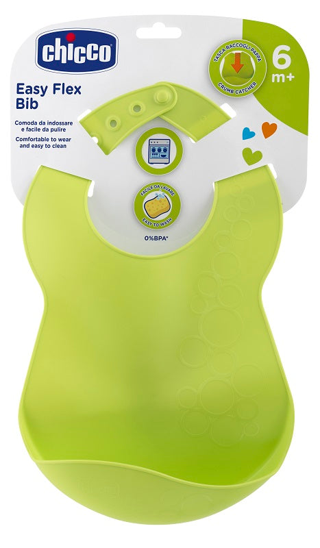 Chicco bavaglina rigida 6m+ verde
