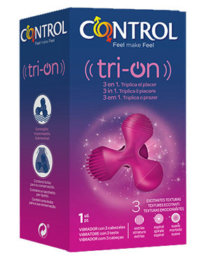 Control tri-on vibratore 3 in 1 1 pezzo