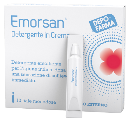 Emorsan detergente in crema 10 fiale monodose da 3,5 ml