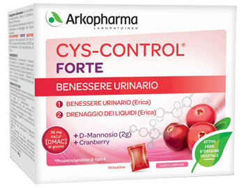Cys-control forte con d-mannosio 14 bustine 56 g gusto lampone