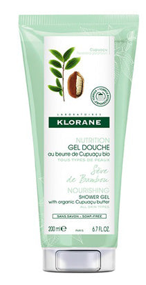 Klorane gel doccia linfa di bamboo 200 ml