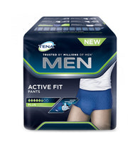 Pull up uomo tena men pants active fit l 8 pezzi
