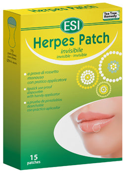 Esi tea tree herpes patch 15 cerotti monouso trasparenti
