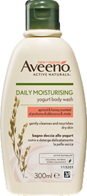 Aveeno bagno doccia yogurt albicocca & miele 300 ml promo