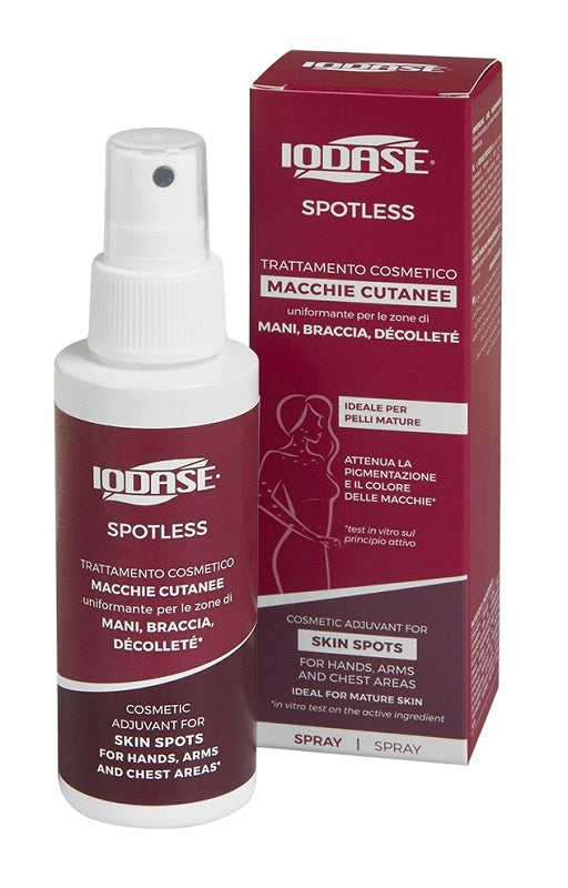 Iodase spotless trattamento age spots mani braccia decollete spray 100 ml