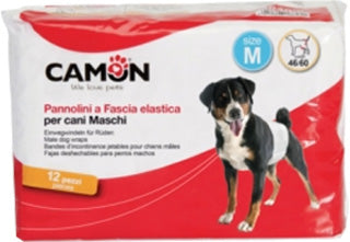 Pannolini a fascia cani maschi misura 1 12 pezzi