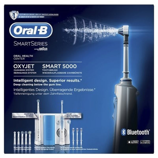 Oralb smart series oral center oc601 idropulsore oxyjet md20 + smart 5000