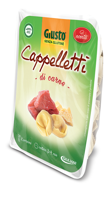 Giusto senza glutine cappelletti di carne 250 g