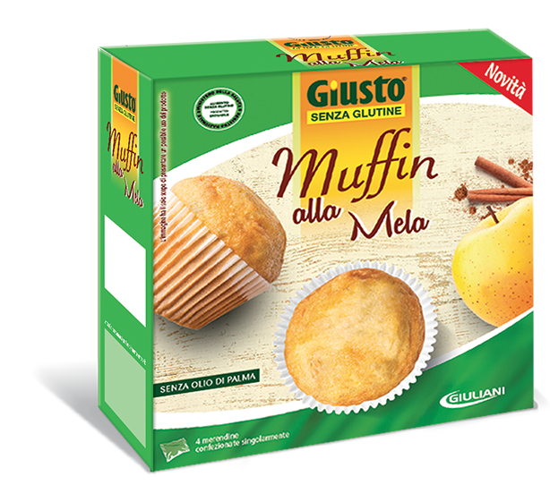Giusto senza glutine muffin alla mela 200 g