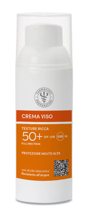 Lfp sol crema viso texture ricca spf 50+ 50 ml