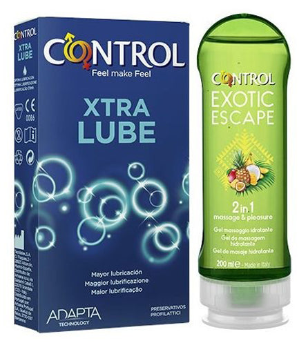Control kit extra lube e gel exotic escape