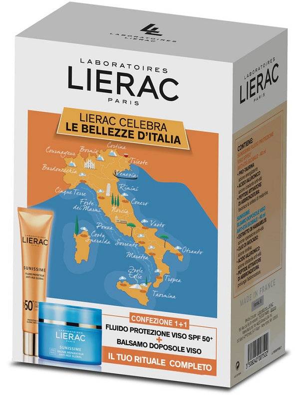 Lierac sunissime visage spf50 40 ml + baume 40 ml