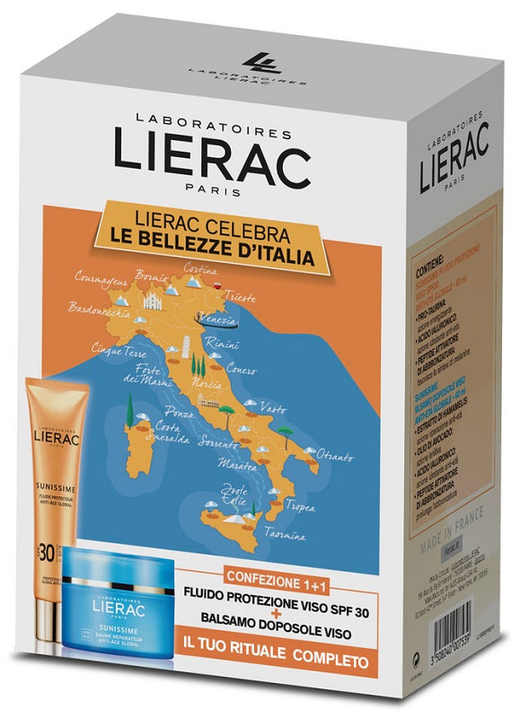 Lierac sunissime visage spf30 40 ml + baume 40 ml