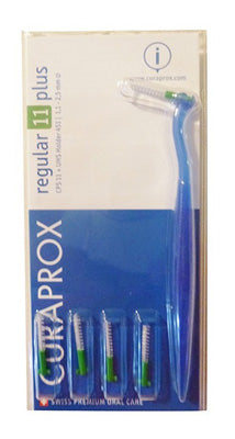 Curaprox cps regular cps 11 con 5 scovolini + supporto