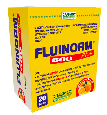 Fluinorm 600 plus 20 bustine