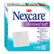 Garza compressa sterimed soft in tessuto non tessuto sterile 10x10cm 100 pezzi multilingual