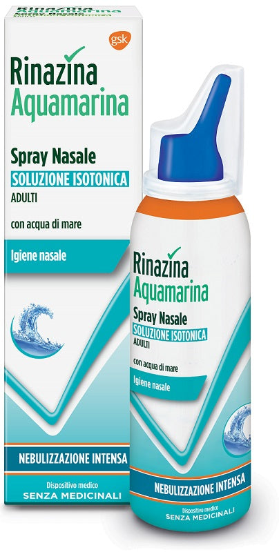 Rinazina aquamarina isotonica spray nebulizzazione intensa 100 ml