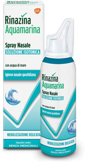 Rinazina aquamarina isotonica spray nebulizzazione delicata 100 ml