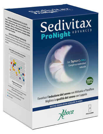 Sedivitax pronight advanced 20 bustine
