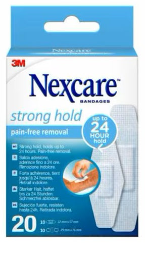 Cerotto nexcare strong 360 gradi 20 pezzi assortiti