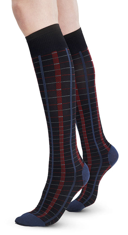 Scottish knee-high 100 unisex gambaletto fantasia nero s
