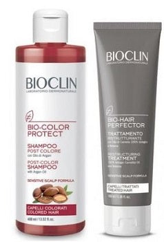 Bioclin shampoo post colore + trattamento ristrutturante 400 ml