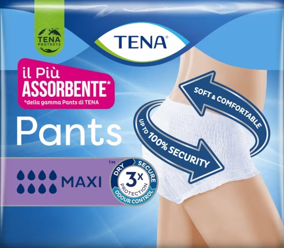Pannolone pull up tena pants maxi taglia large 8 pezzi
