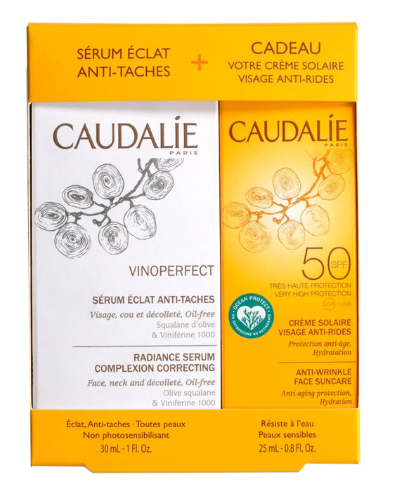 Vinoperfect cofanetto siero + solare 25 ml 2020 siero 30 ml + crema solare spf50 25 ml
