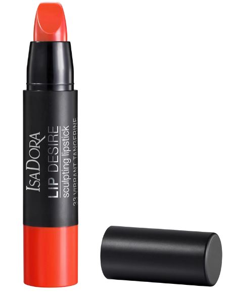 Isadora lip desire sculpting lipstick 33 vibrant tangerine