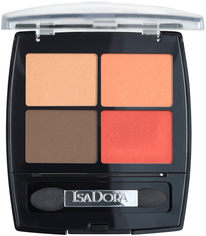 Isadora eye shadow quartet mirror 22 vibrant tangerine 5 g