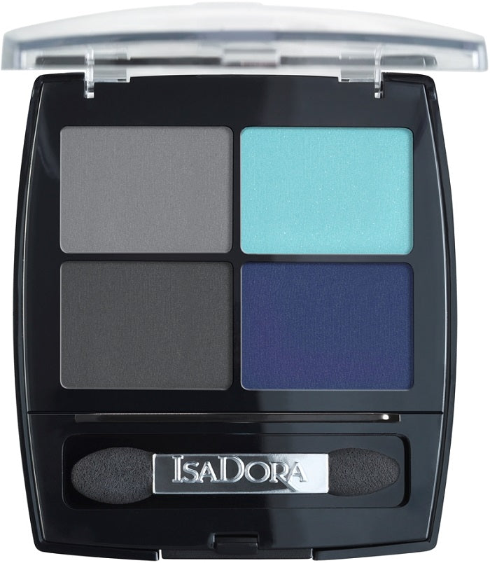 Isadora eye shadow quartet mirror 24 forever blue 5 g