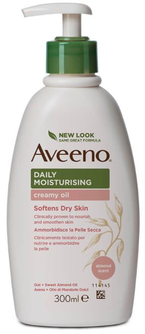 Aveeno crema olio corpo 300 ml pump promo