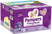 Pannolini quadripack pampers progressi junior 76 pezzi