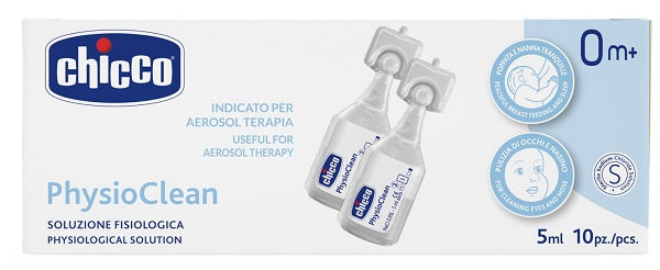 Chicco soluzione physioclean 5 ml 10 pezzi