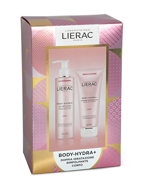 Lierac cf body hydra lait 200 ml + body hydra gommage 200 ml