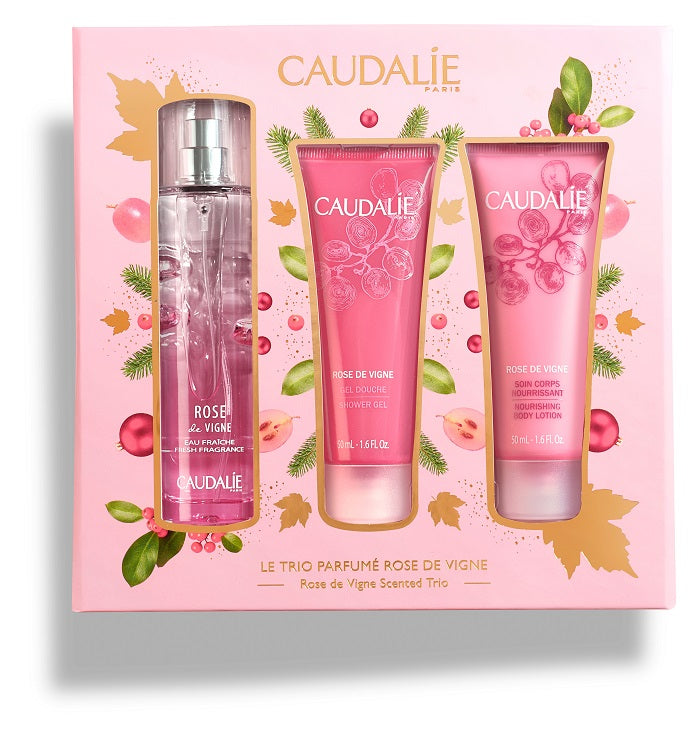Cofanetto acqua fresca rose des vignes 2020 acqua fresca 50 ml + crema corpo 50 ml + gel doccia 50 ml
