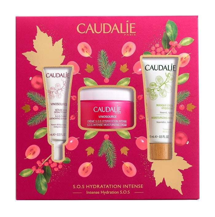 Vinosource cofanetto crema sos 2020 crema sos 50 ml + siero 10 ml + maschera viso idratante 15 ml
